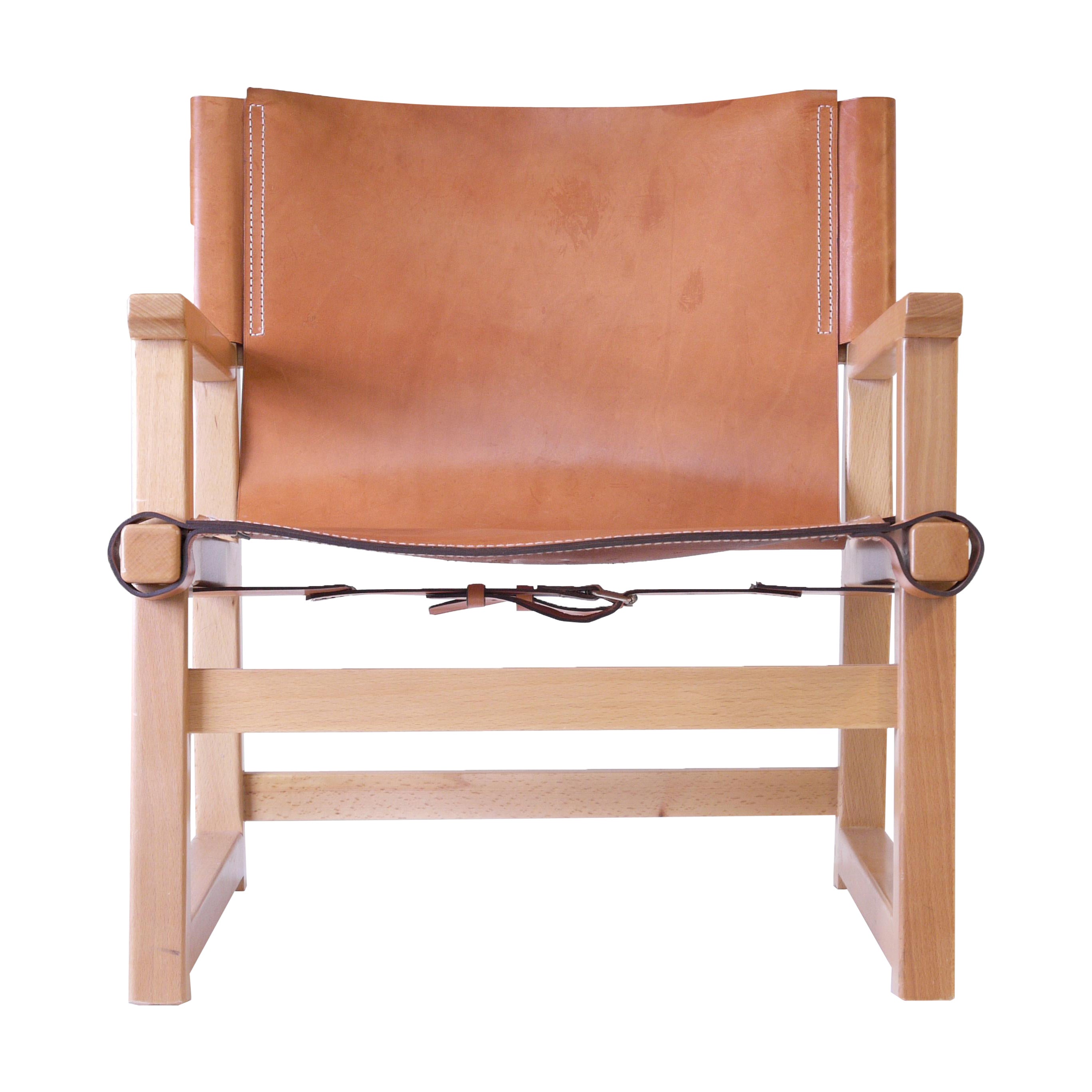 Fauteuil Riaza naturel/tabacco, La Caja en vente