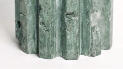 Rib 12X Sturdy Gray Mint Cornice Vessel by Lenny Stopp