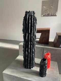 Recipiente con Cornisa Rib 16X Monolith Pitch Black de Lenny Stopp