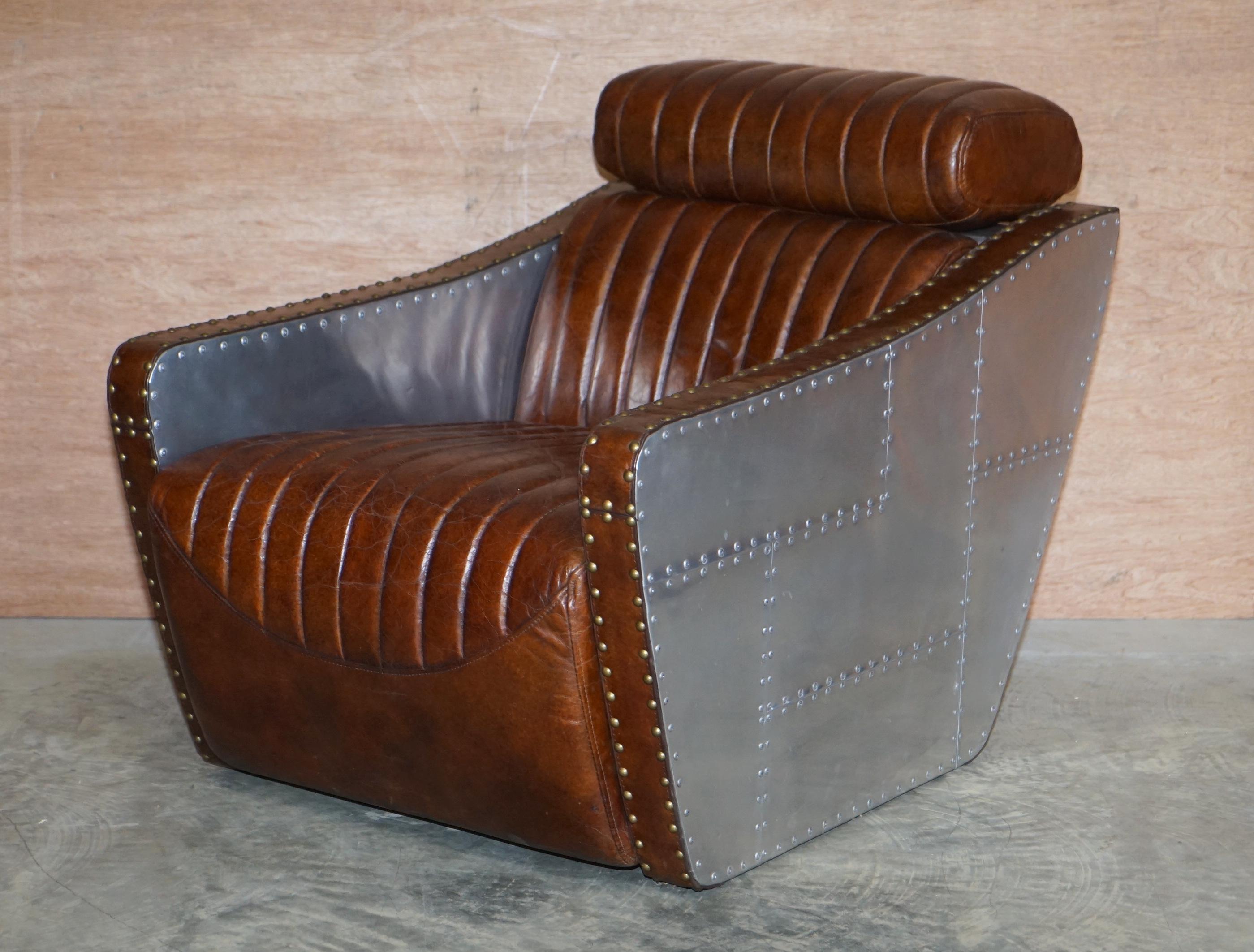 leather aviator chair