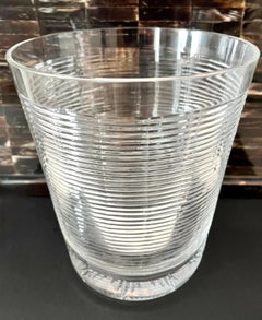 Ribbed Crystal Ice or Champagne Bucket