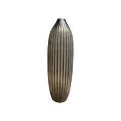 Ribbed Glass Vase, Indonesia, Contemporary