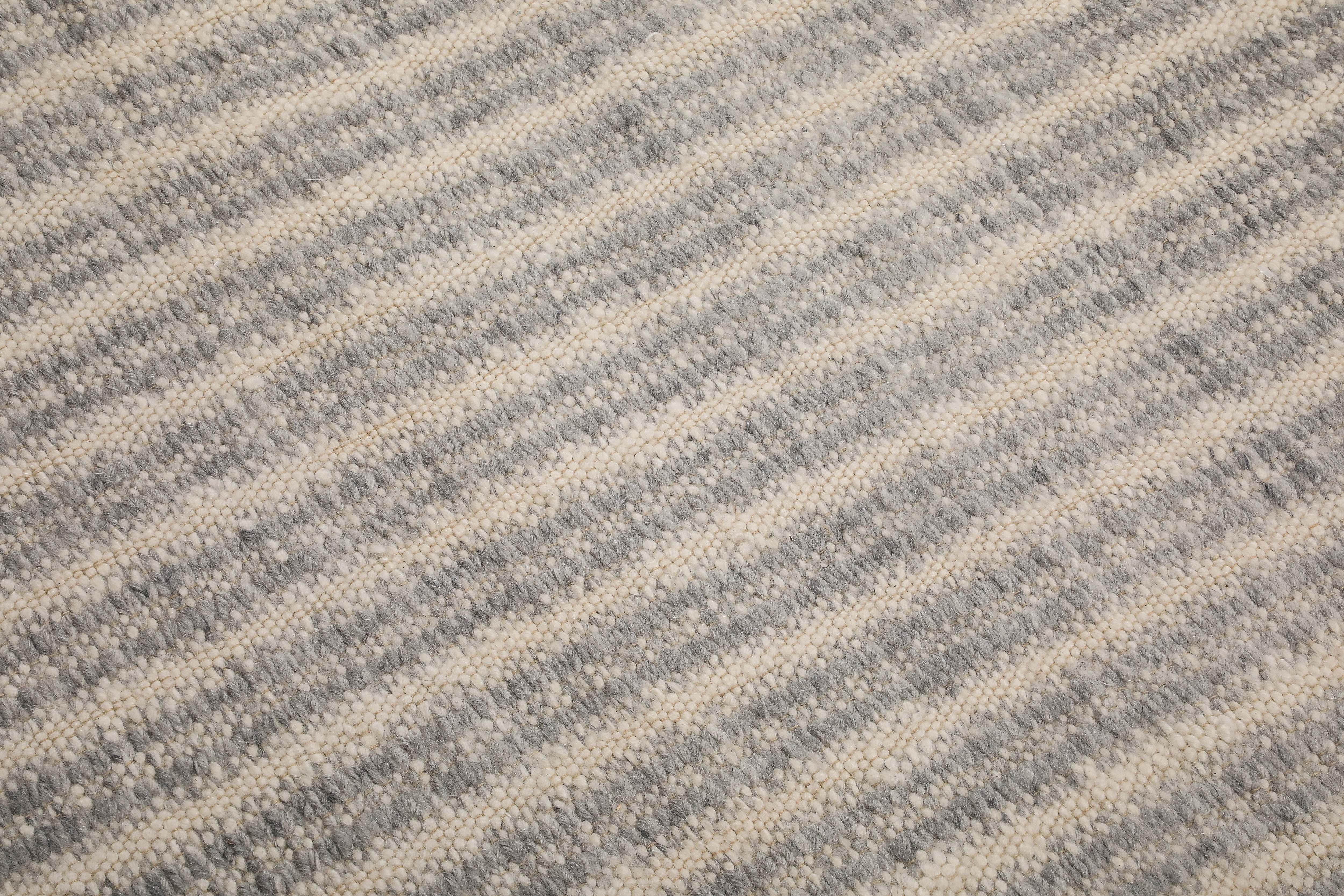 Ribbed Mohair Hand-Knotted Area Rug by Ennui Home For Sale 3