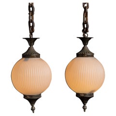 Ribbed Pendants, England circa 1910