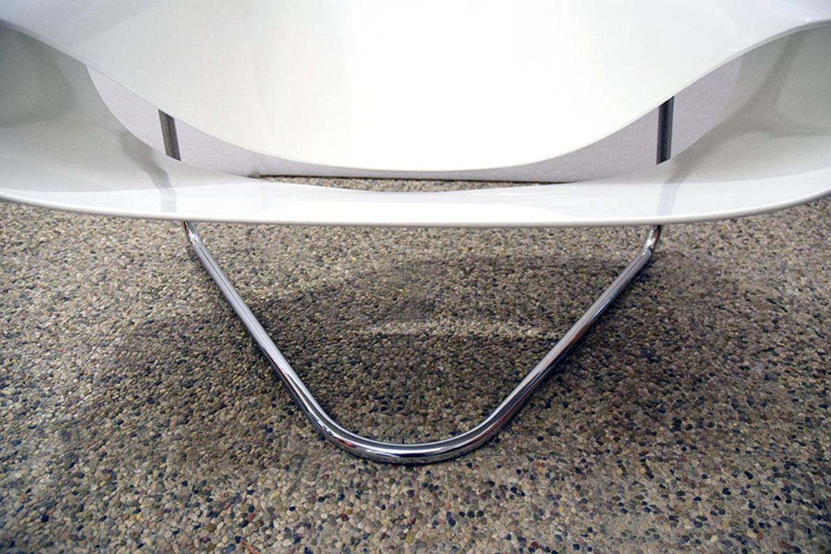 Ribbon armchair design by Cesare Leonardi and Franca Stagi for Bernini 1960s 3