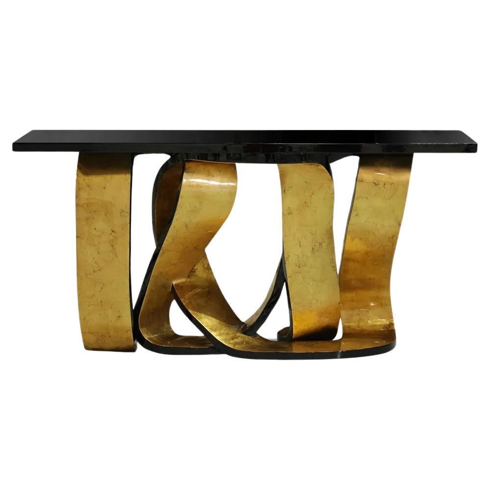 Band gebrochenes Blattgold Konsole (Vorrätig)