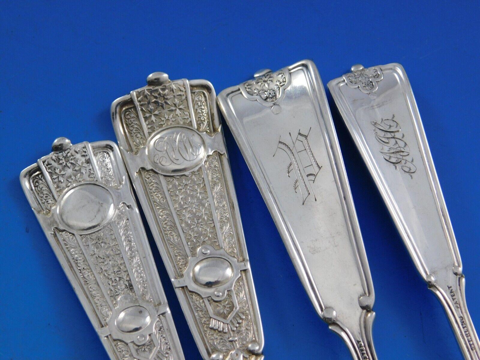 Ribbon by Wendt Sterling Silver Flatware Set for 8 Service 57 pieces Dinner 1