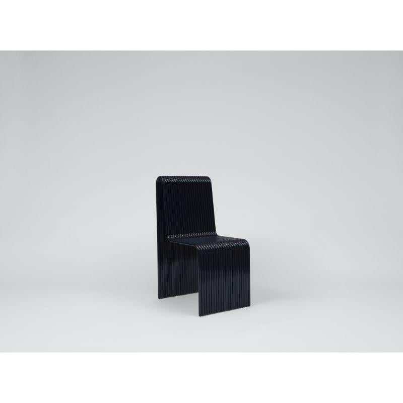 Modern Ribbon Chair, Black by Laun