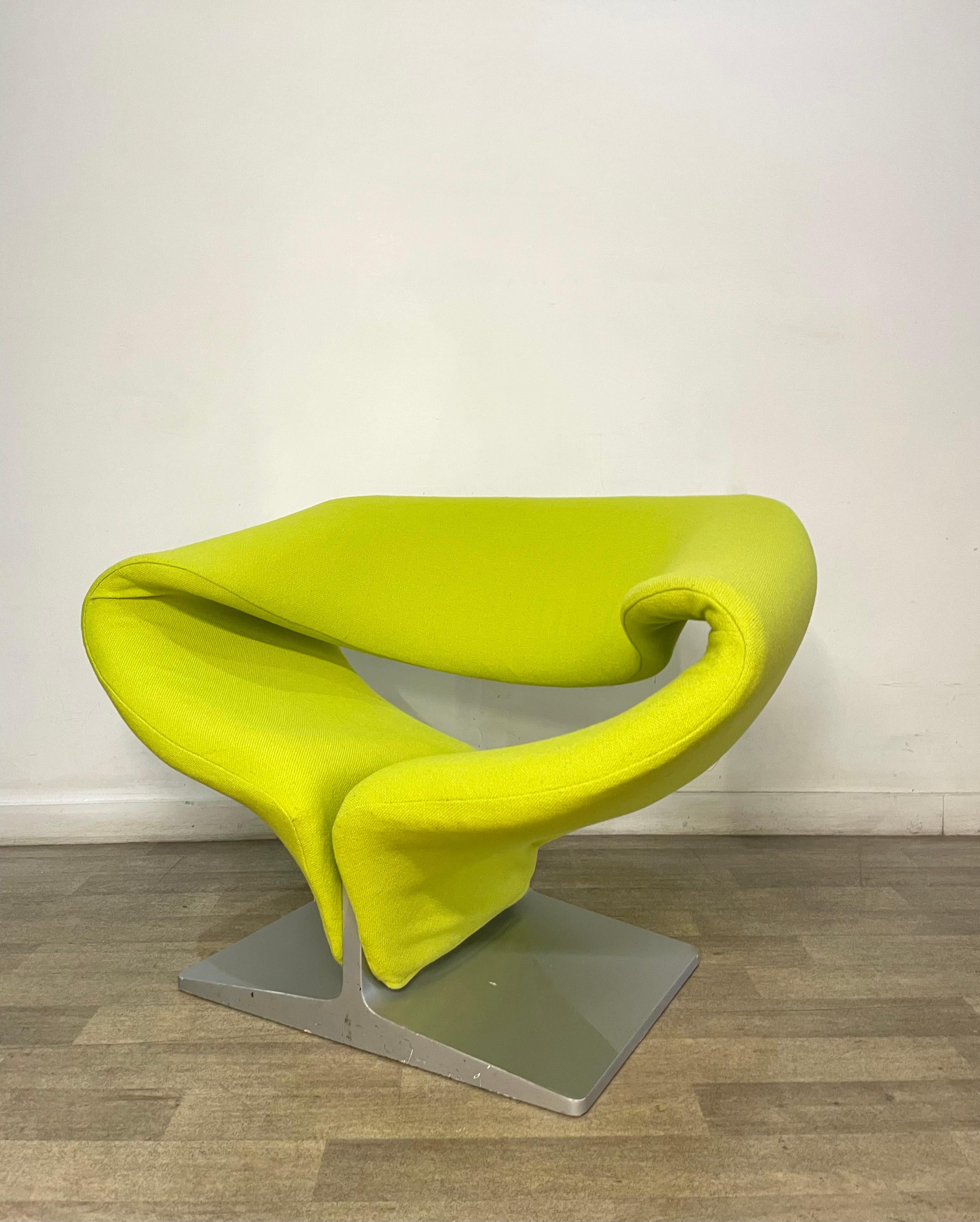 Ribbon chair by Pierre Paulin for Artifort is probably one of if not the most iconic representation of the Space Age genre. Rarer than hens teeth they are as much a piece of sculpture as a chair and you can’t help falling a little bit in love with
