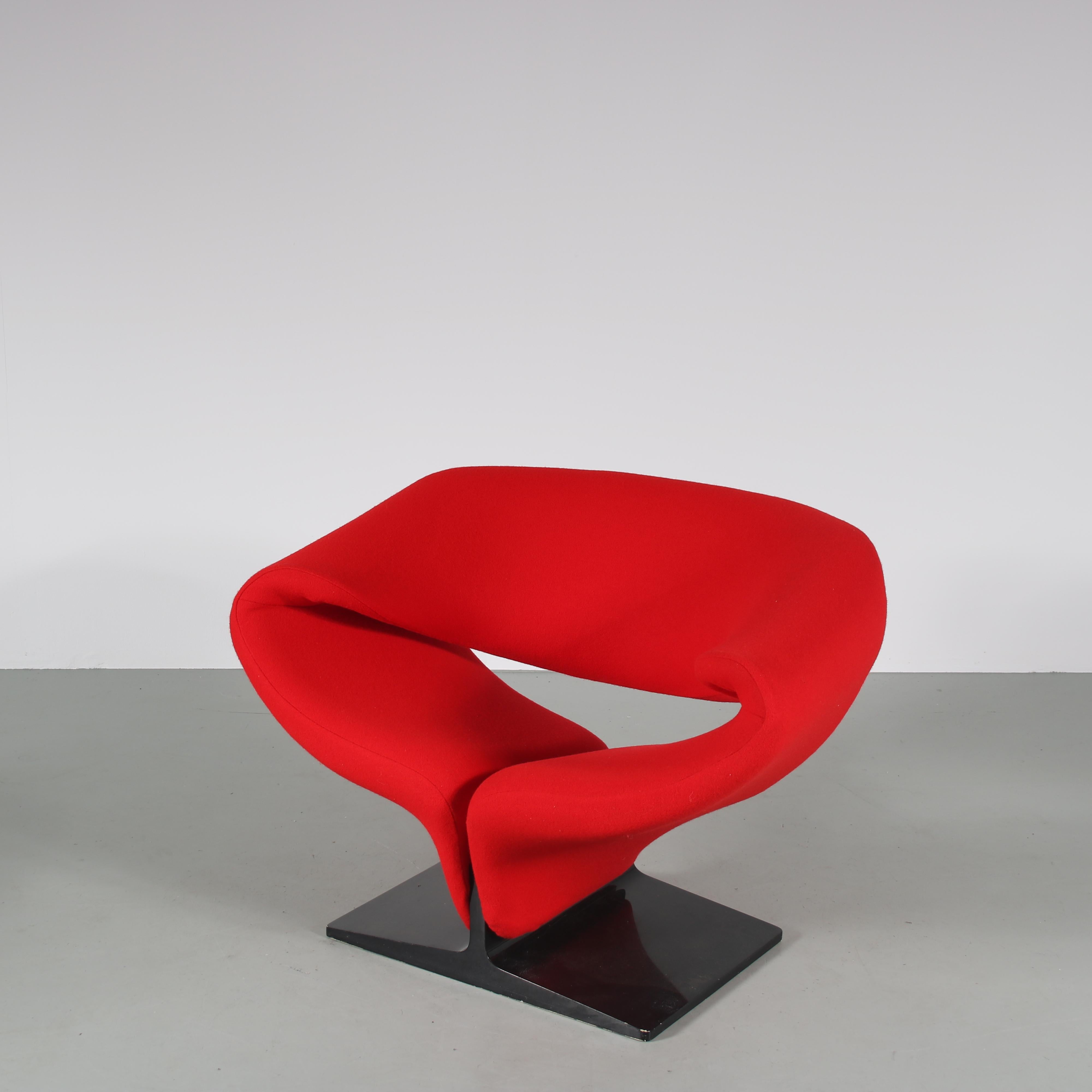 Néerlandais Chaise à ruban de Pierre Paulin pour Artifort, Pays-Bas, 1970