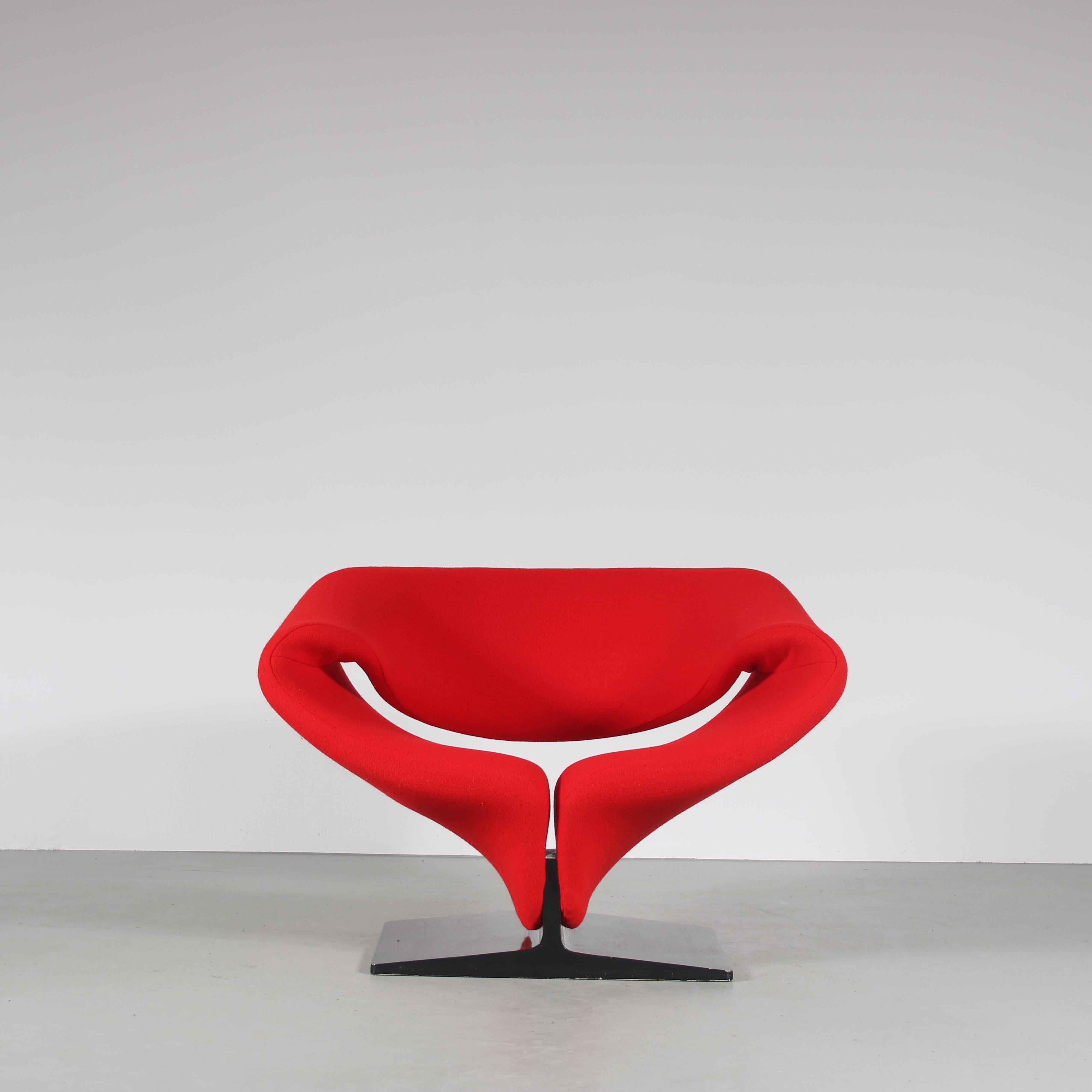 “Ribbon” Chair by Pierre Paulin for Artifort, Netherlands 1970 In Good Condition In Amsterdam, NL