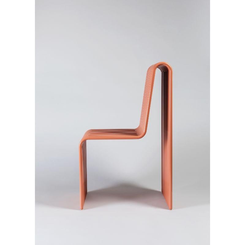 Modern Ribbon Chair, Pink by Laun For Sale