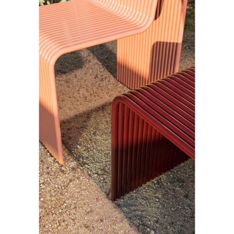 Anodized Ribbon Chair, Pink by Laun For Sale