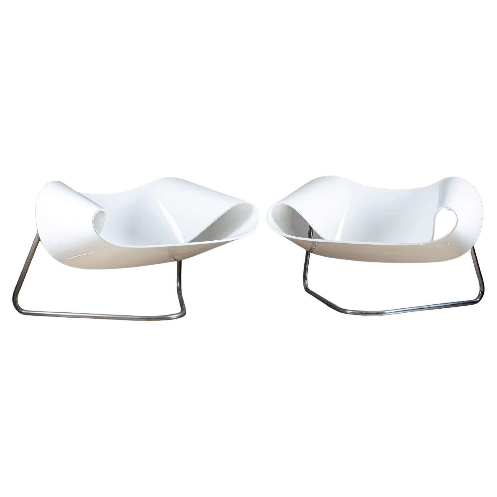 Ribbon Chairs Cl9 by Cesare Leonardi & Franca Seasons for Bernini, 1960s
