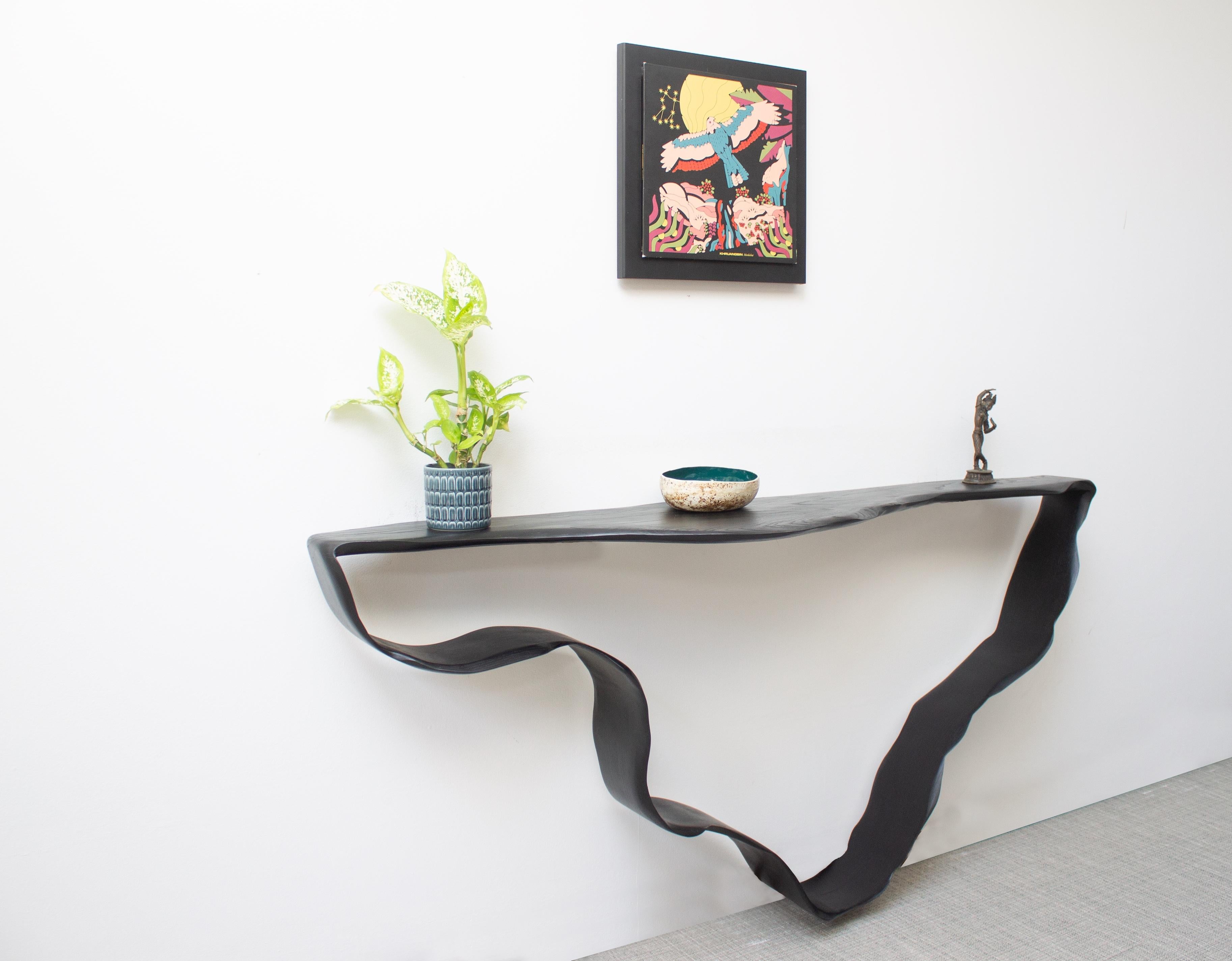 British Ribbon Console Table  For Sale