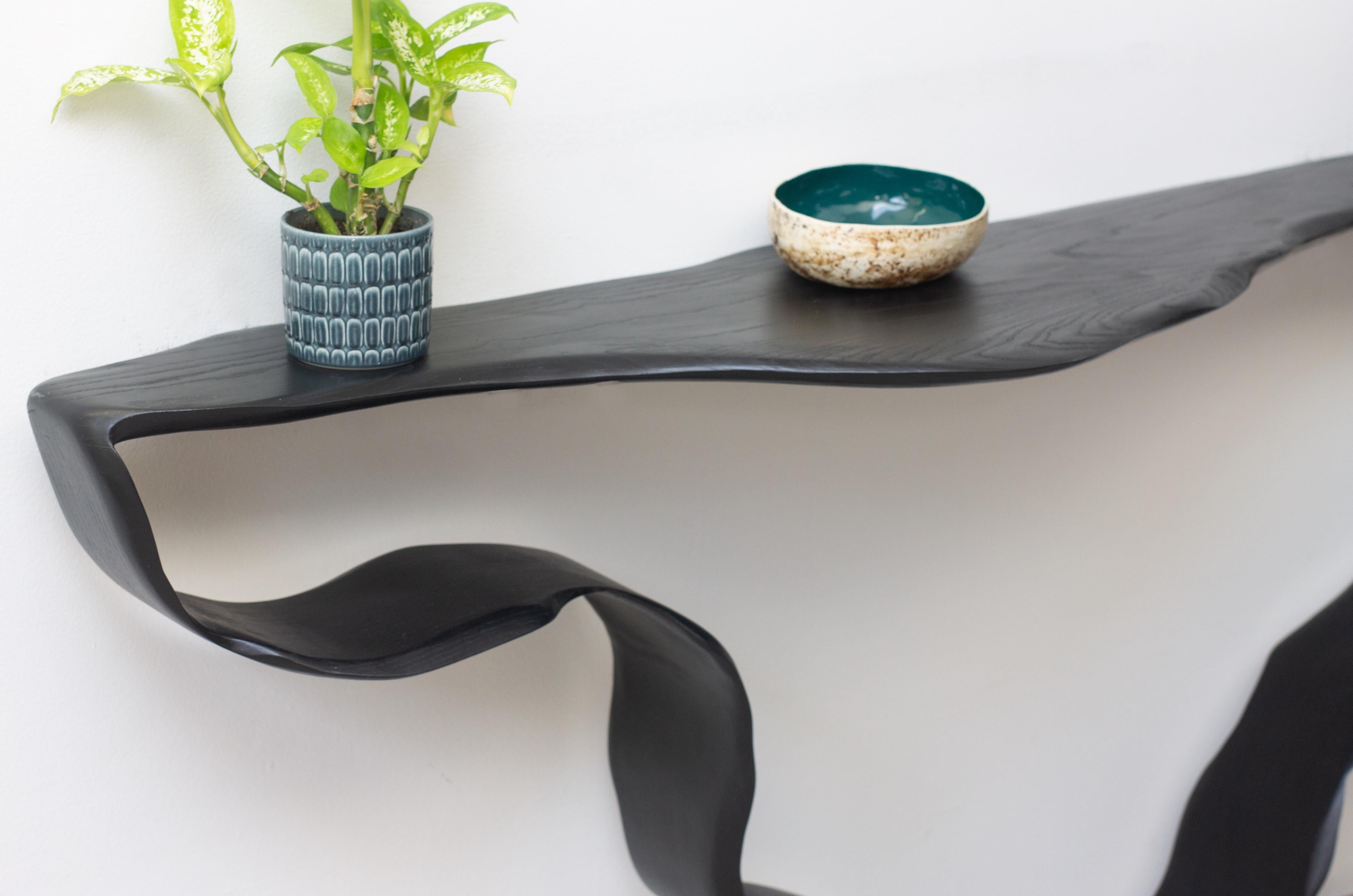 Contemporary Ribbon Console Table  For Sale