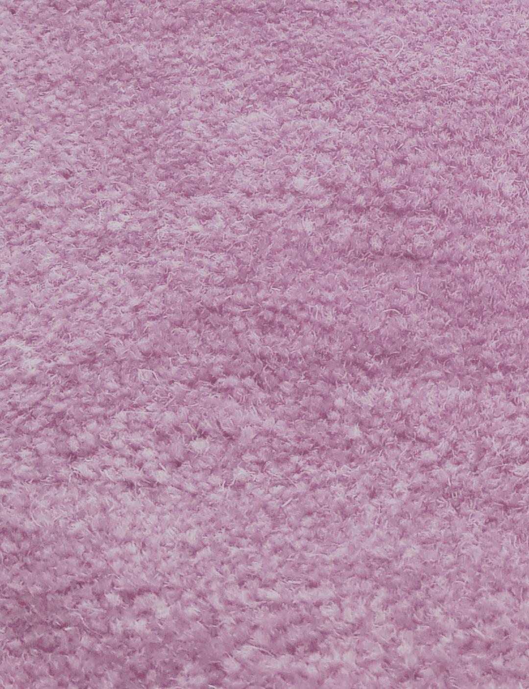 Ribbon Zeitgenössischer Handgeknüpfter Wollteppich Rankin Rugs 'Pink' (Wolle) im Angebot