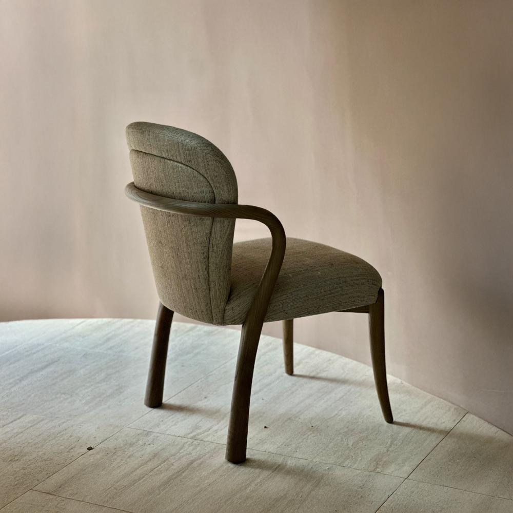 Fabric Ribbon Dining Chair By André Fu Living For Sale
