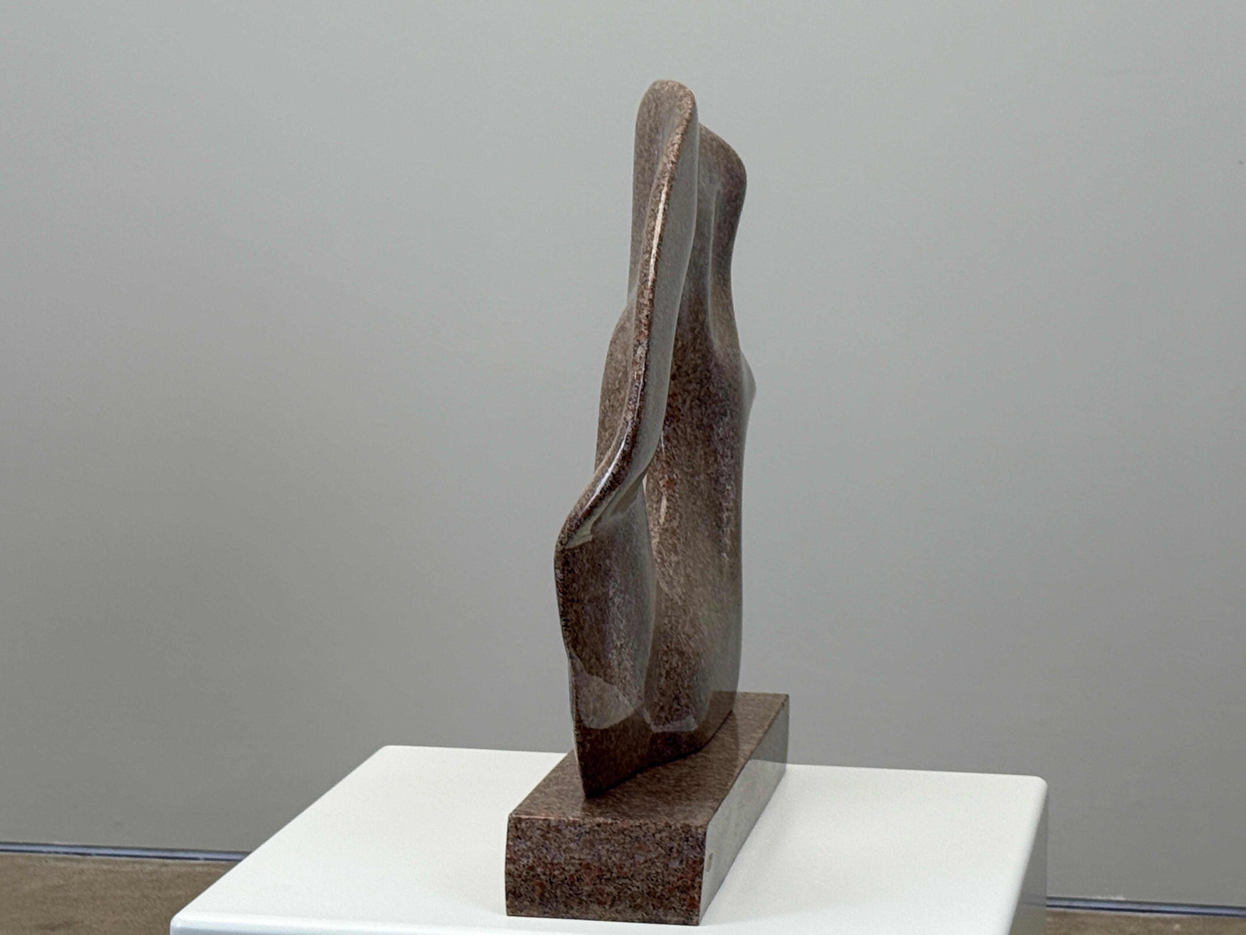 'Ribbon Disc' Granite Sculpture by Robert Winslow For Sale 3