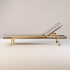 Tumbona Doble de Exterior con Tejido Bouclé