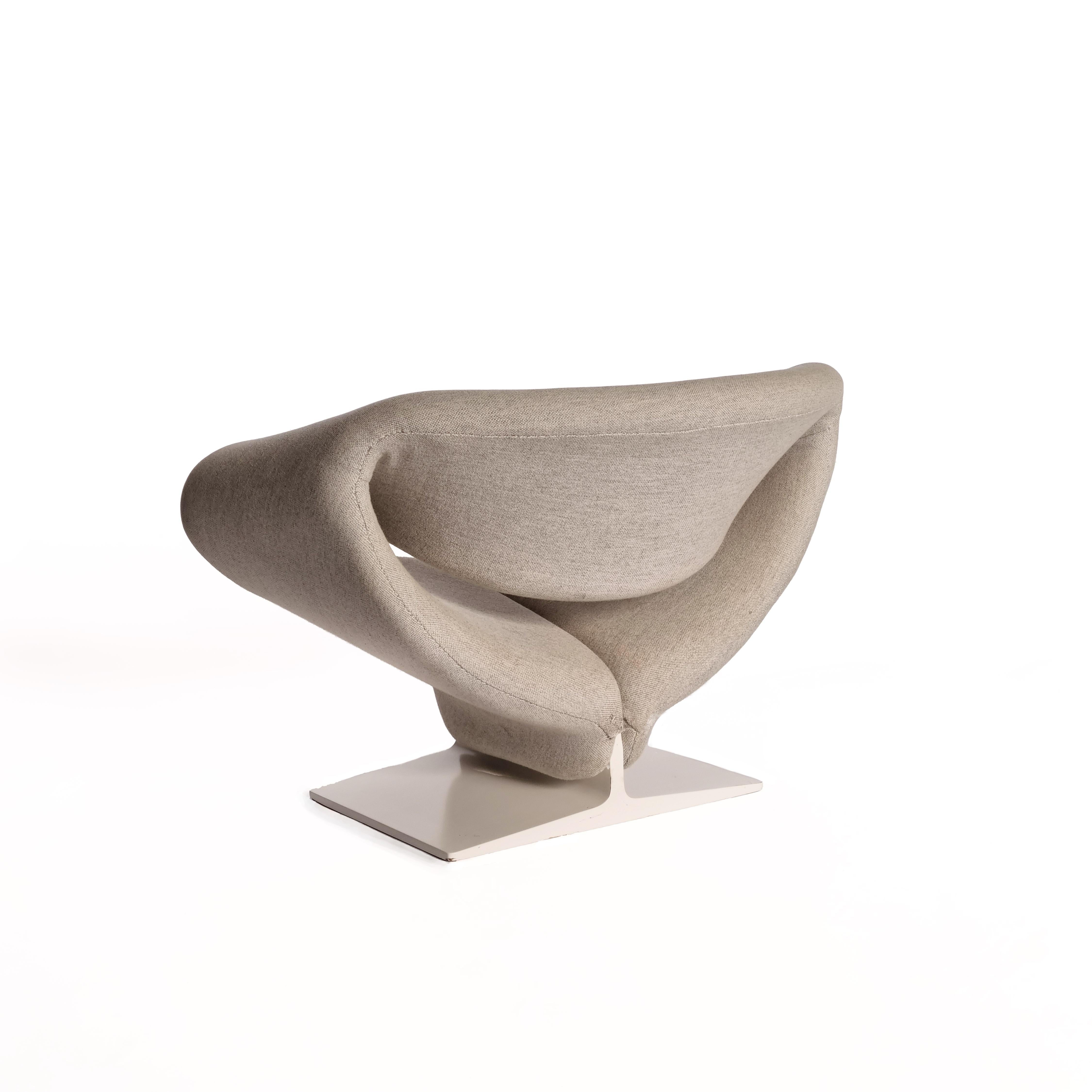 Sedia Ribbon Easy Chair di Pierre Paulin per Artifort, anni '70 (2 disponibili) in vendita 1