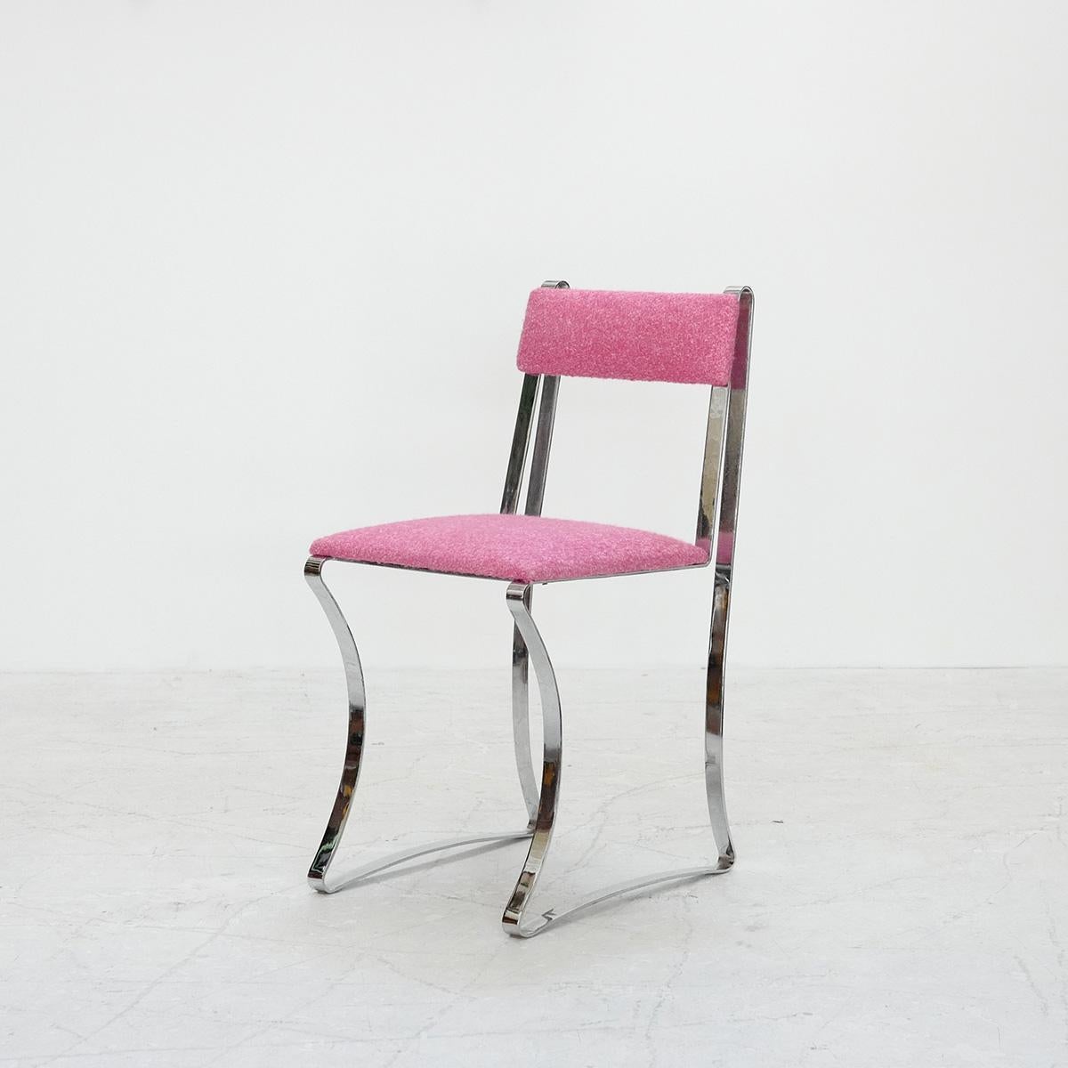 Ribbon Flame Chair, Maria Pergay, um 1975 (Postmoderne) im Angebot