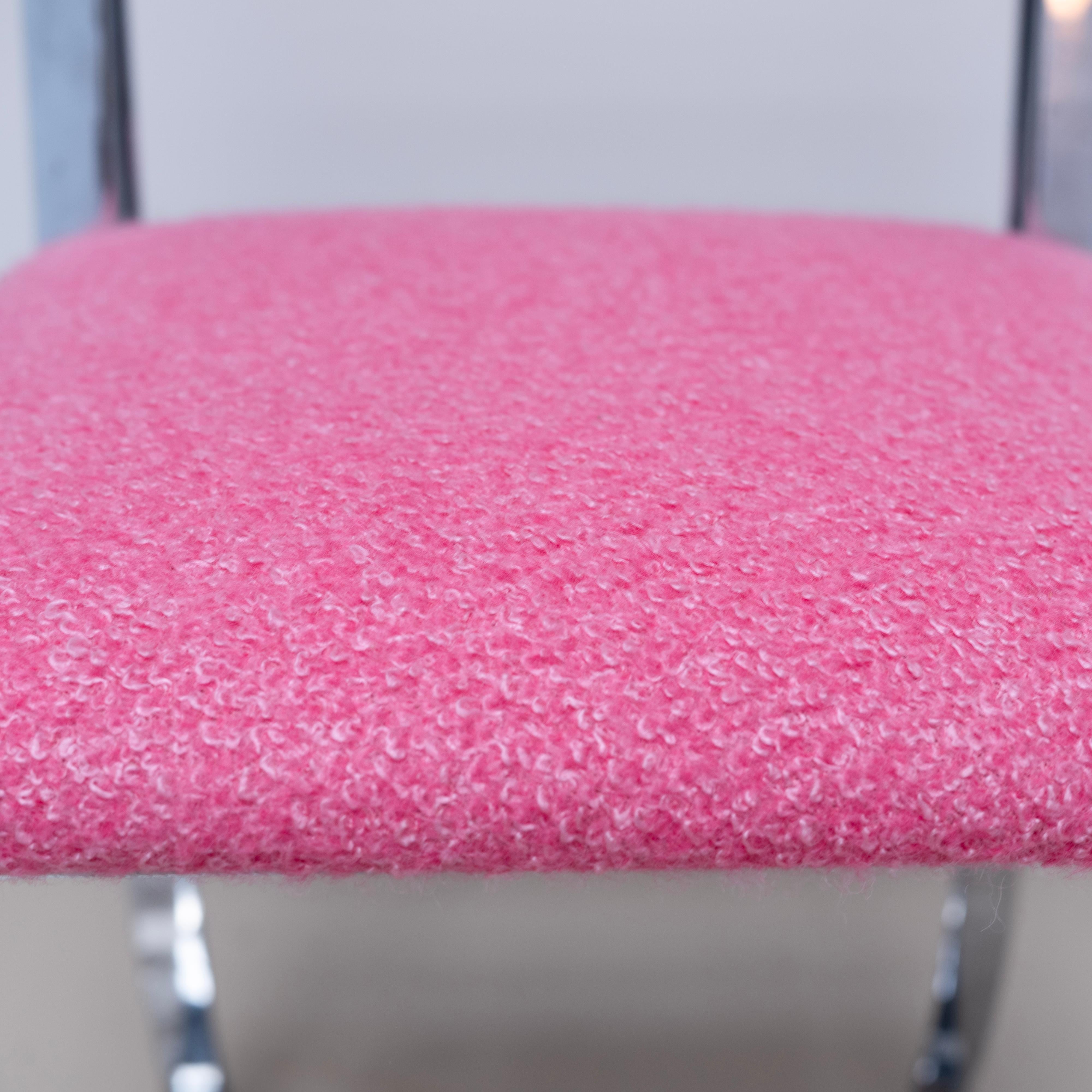 Ribbon Fraame Chair, Maria Pergay, Circa 1975 In Good Condition For Sale In Tokyo, Tokyo