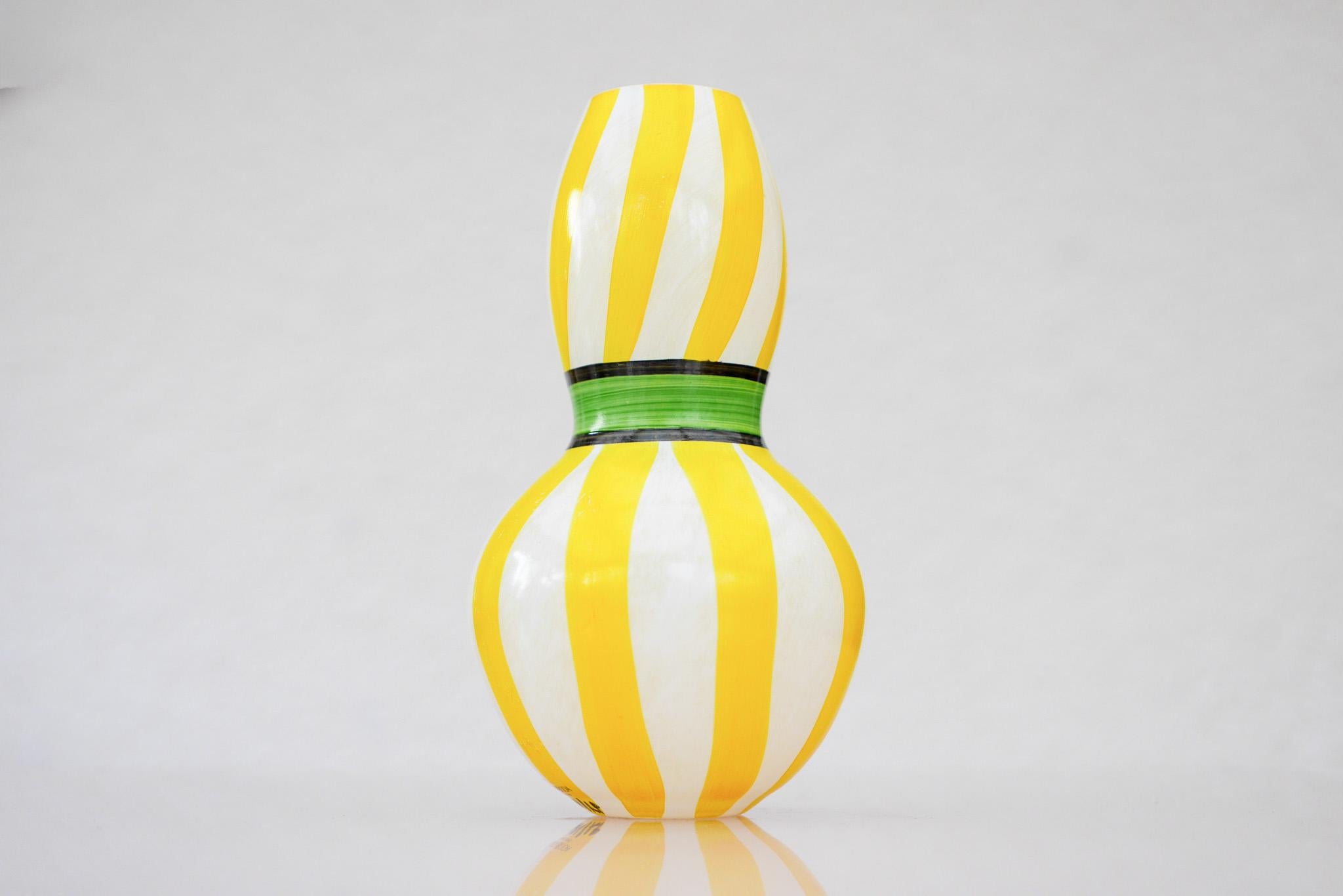 Dipinto a mano Vaso in vetro 