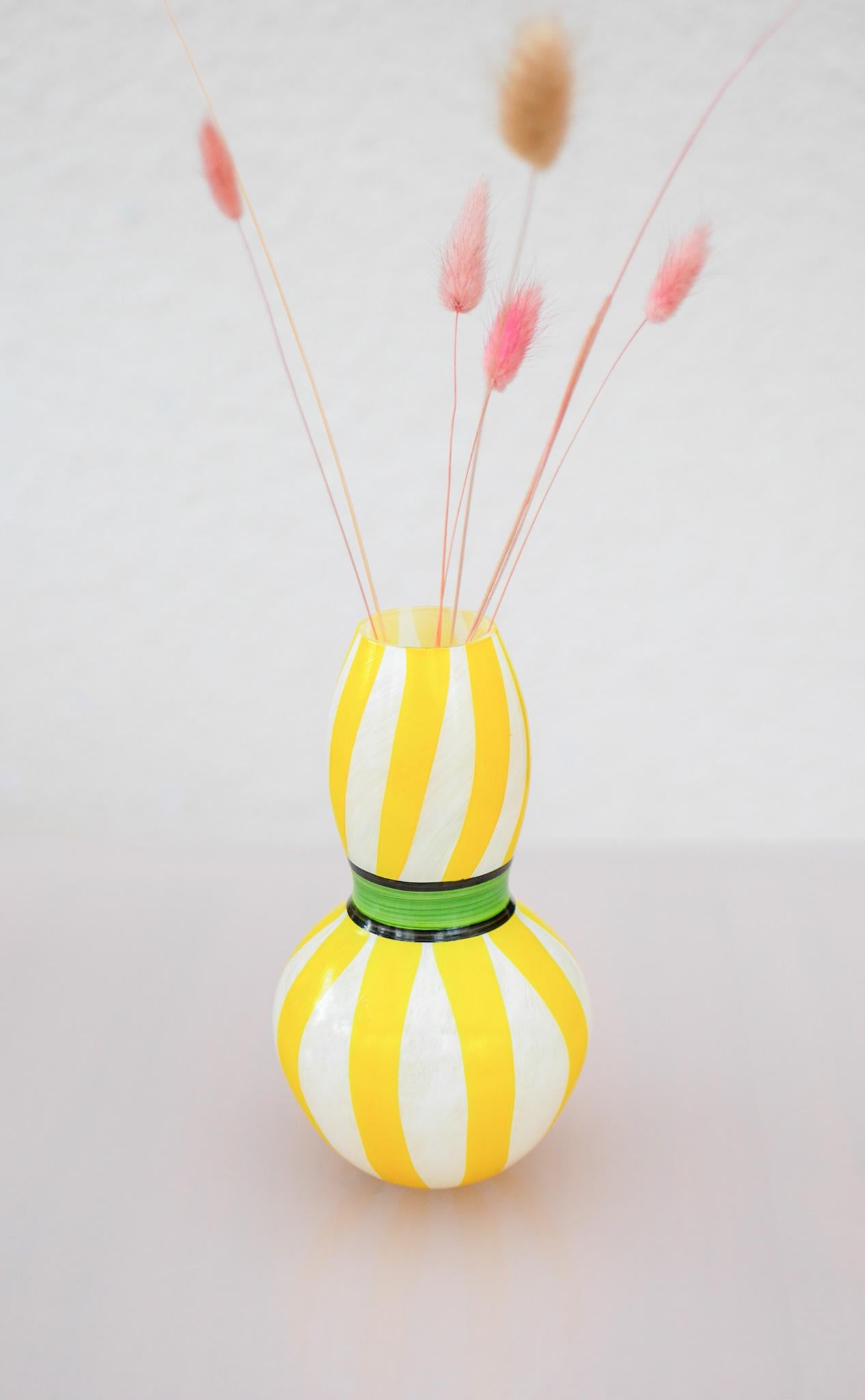 Fine XX secolo Vaso in vetro 