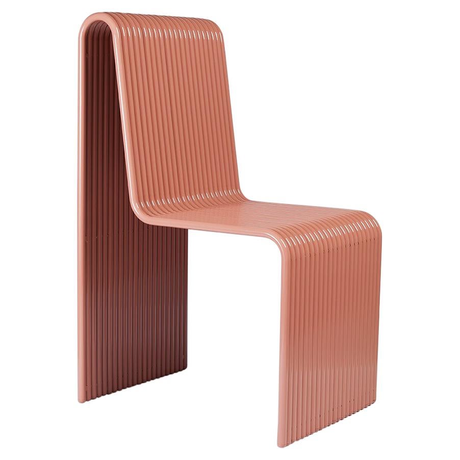 Ribbon, Chaise en aluminium pour intérieur/extérieur par Laun en vente