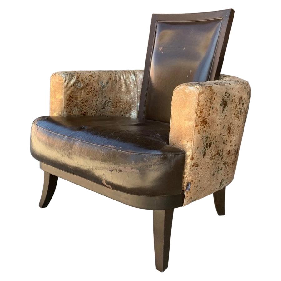 Chaise d'appoint à ruban par Stone International en vente