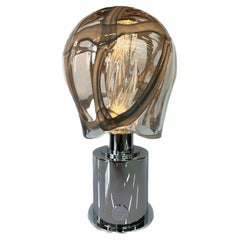 Ribbon Portable Led Lamp, André Fu Living Chrome Glass New