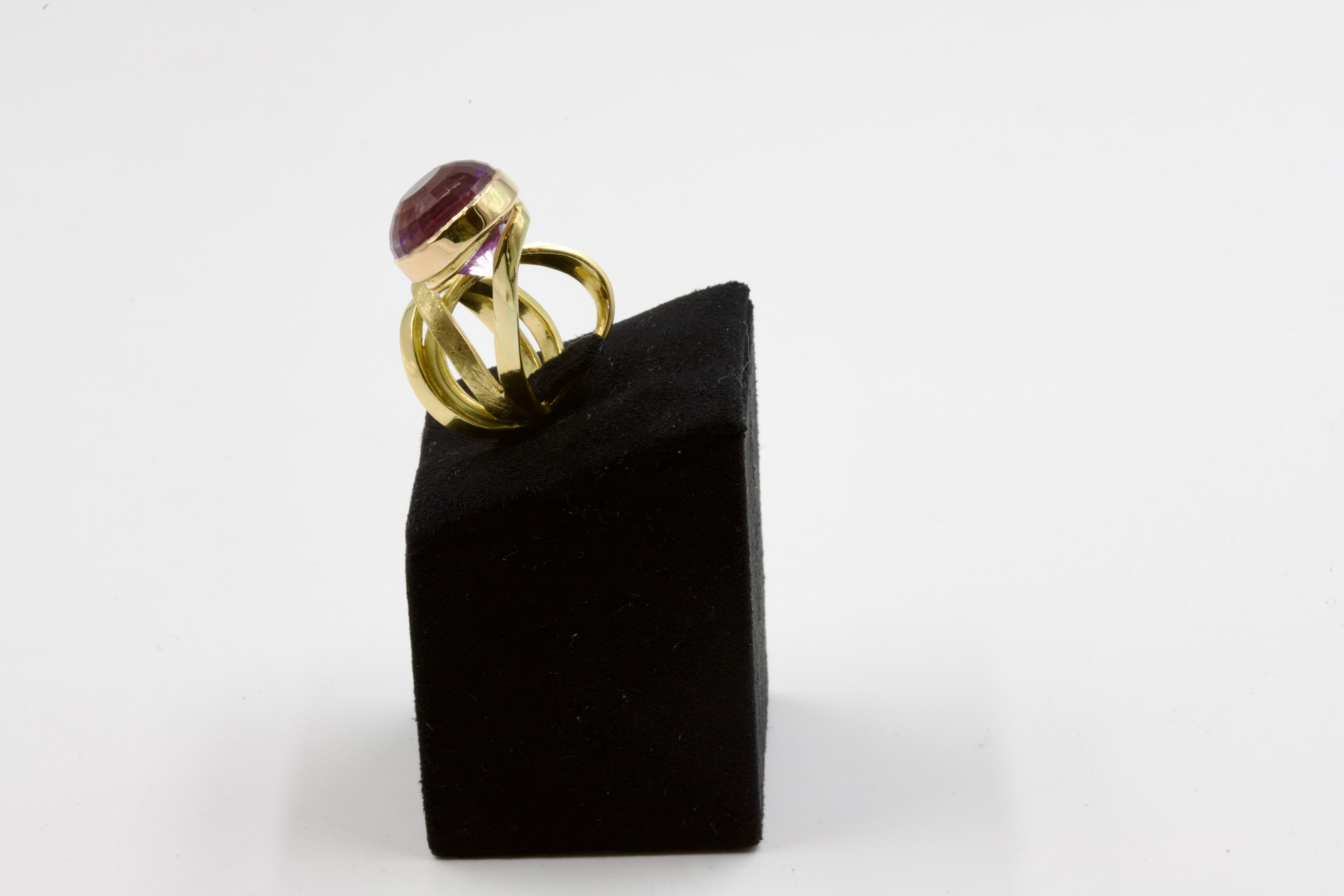 Contemporary Ribbon ring by Thierry Vendome  For Sale