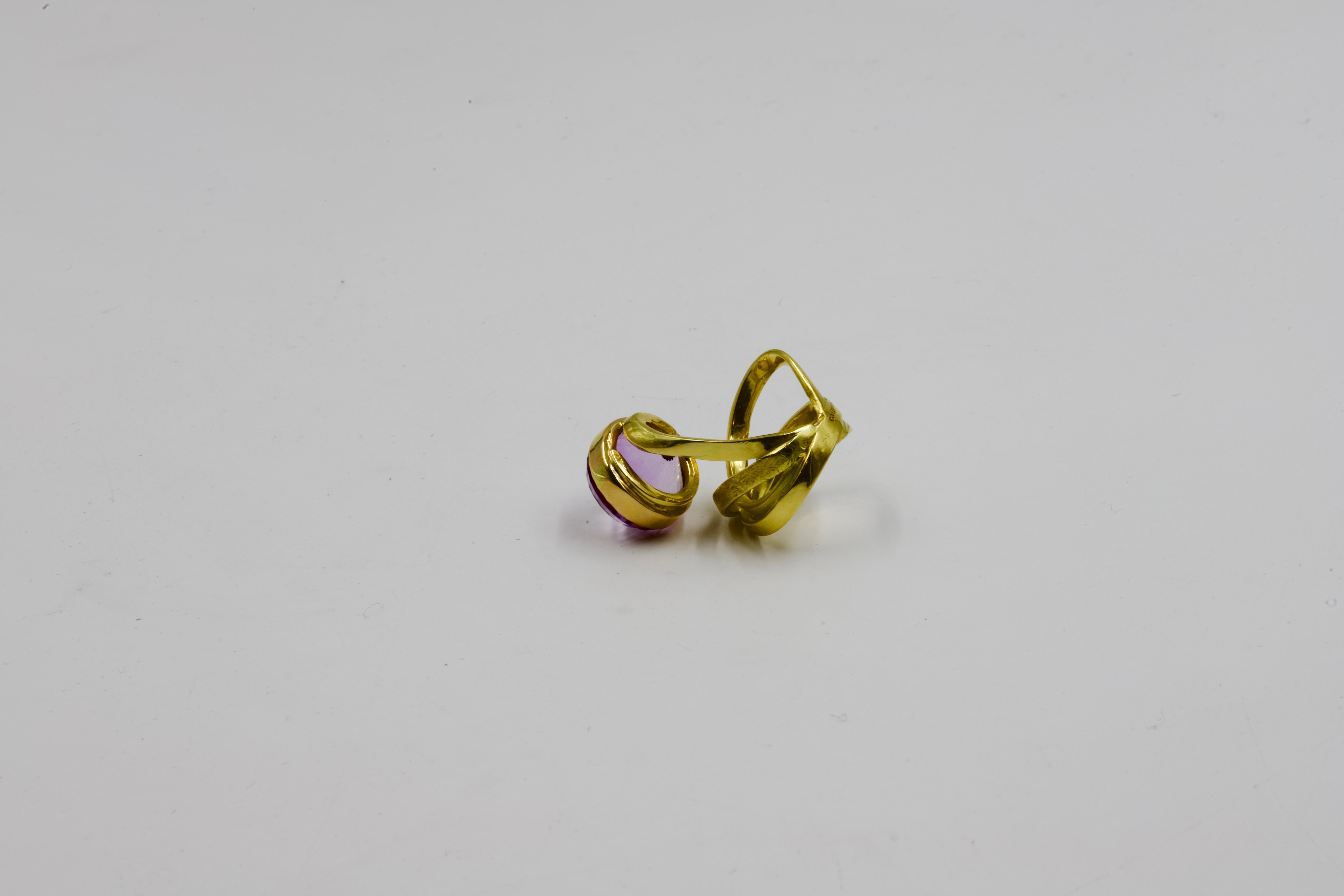 Contemporary Thierry Vendome Ribbon Ring For Sale