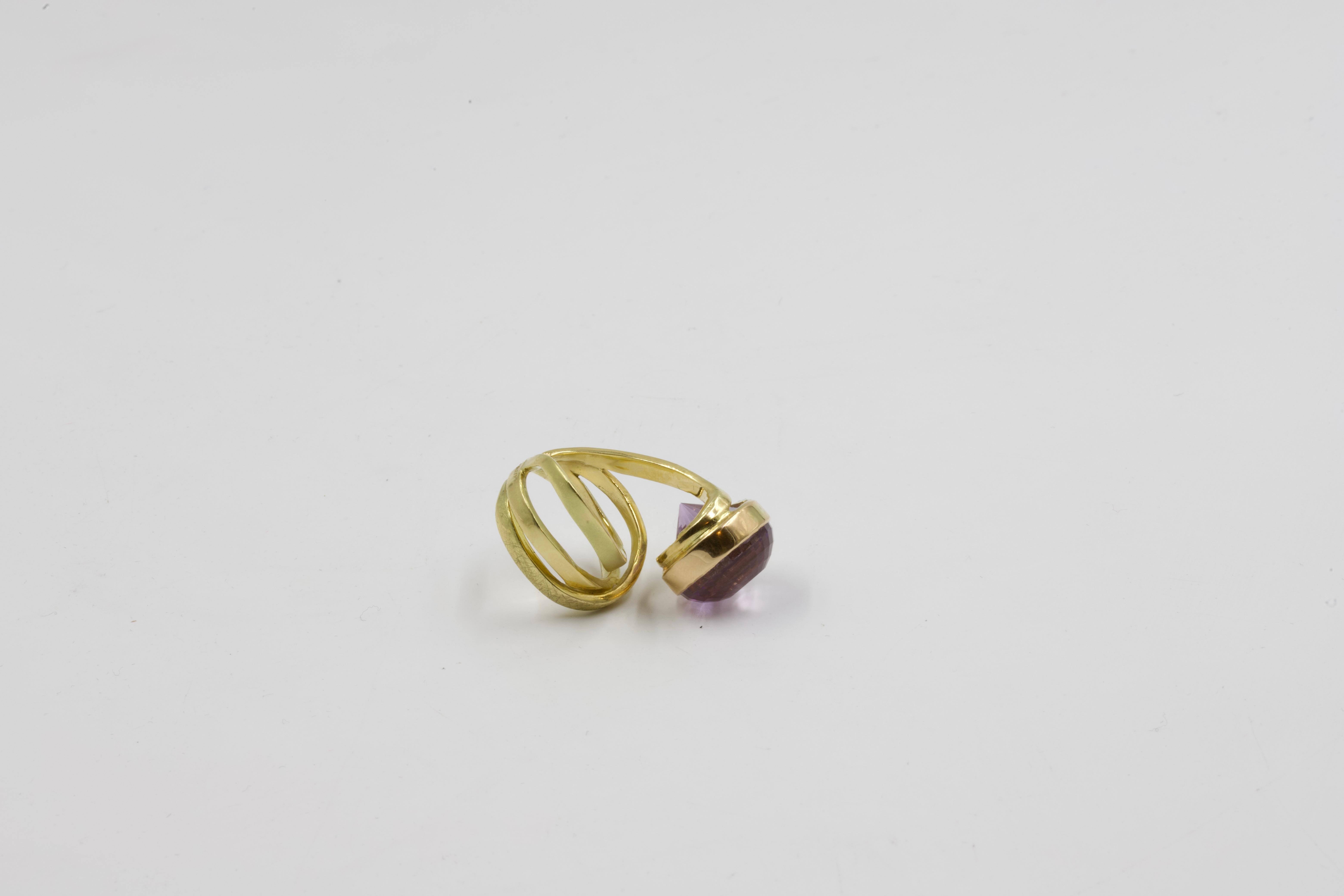 Thierry Vendome Ribbon Ring In Good Condition For Sale In Paris, IDF