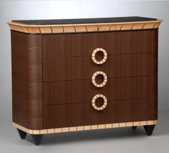 Ribbon Sapele Crown Chest of Drawers by Lee Weitzman