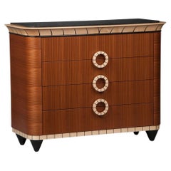 Ribbon Sapele Crown Chest of Drawers by Lee Weitzman