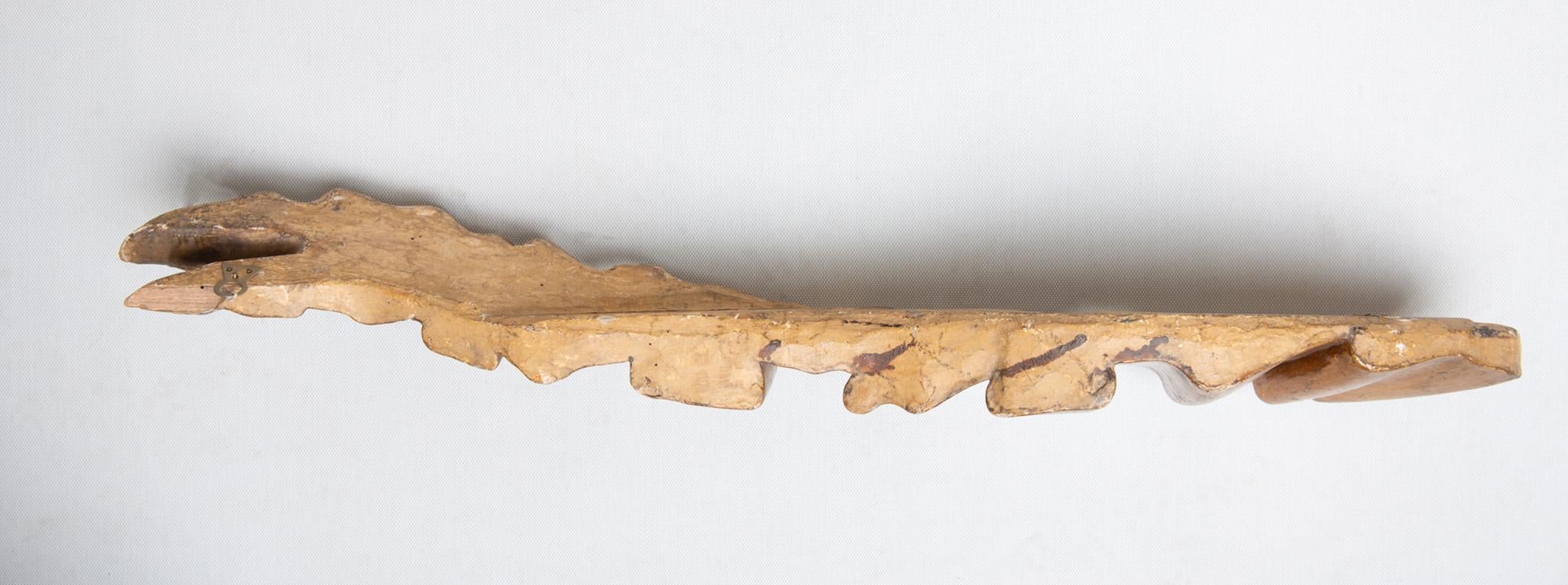 Antiker Fries in Schleifenform aus vergoldetem Holz im Zustand „Gut“ in Alessandria, Piemonte