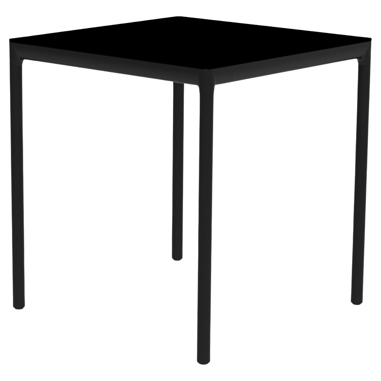 Ribbons Black 70 Side Table by Mowee For Sale