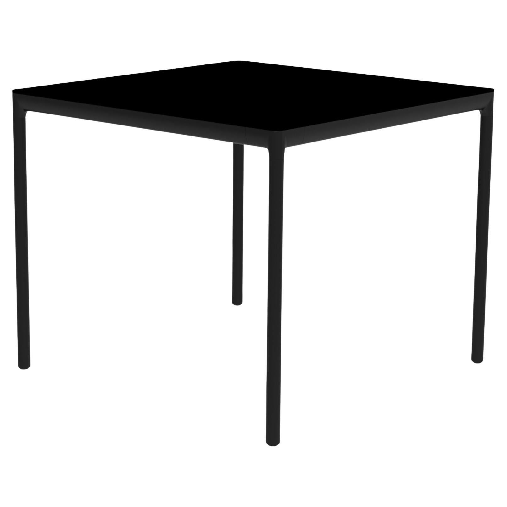 Ribbons Black 90 Table by Mowee For Sale