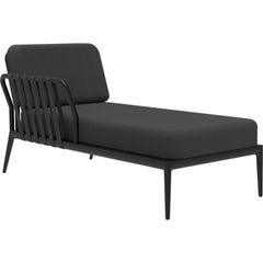 Ribbons Black Right Chaise Longue by MOWEE