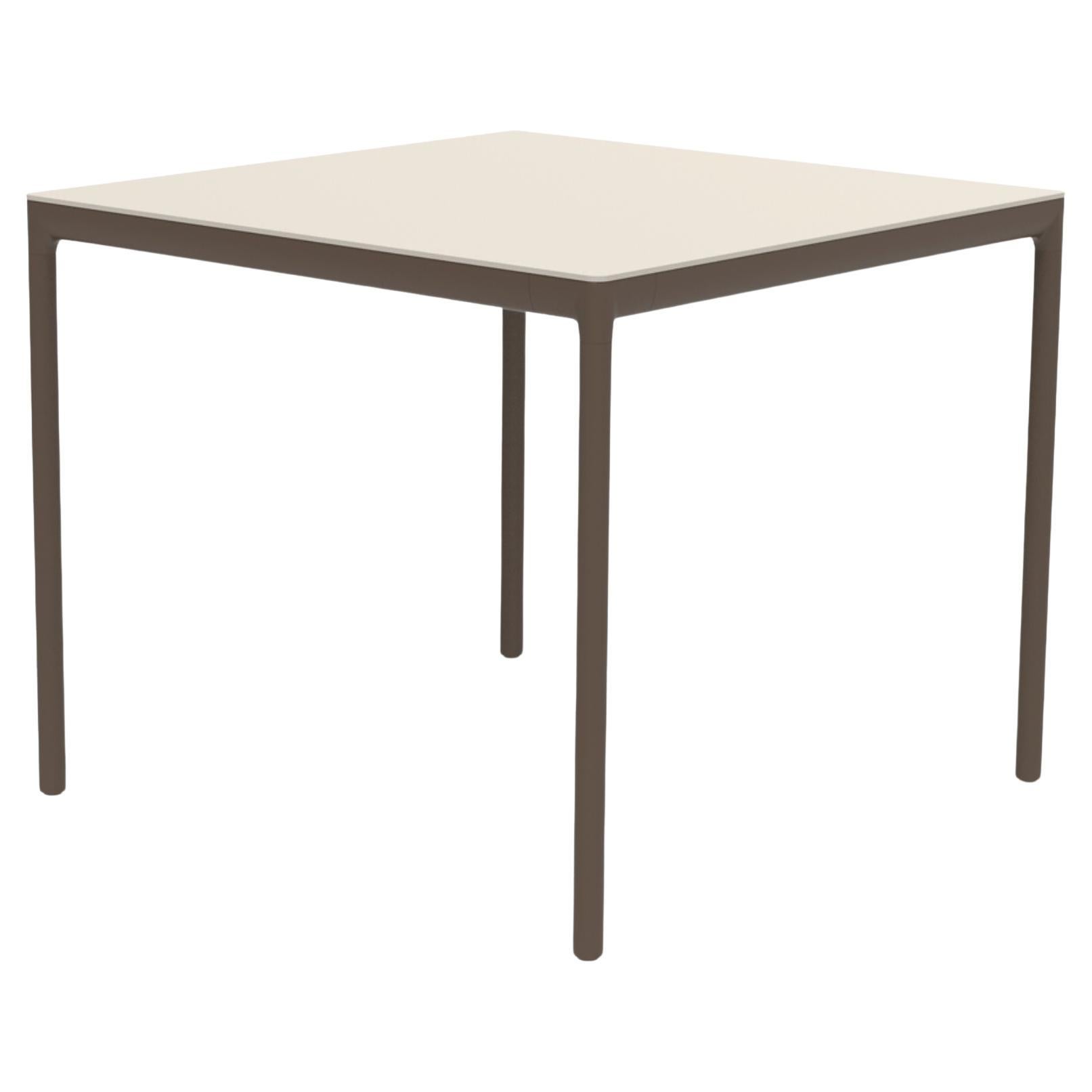 Ribbons Bronze 90 Table by Mowee For Sale