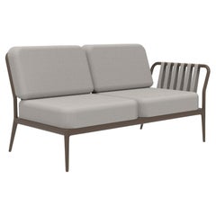 Ribbons Bronze Double Left Modular Sofa by Mowee