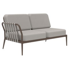Ribbons Bronze Double Right Modular Sofa by Mowee