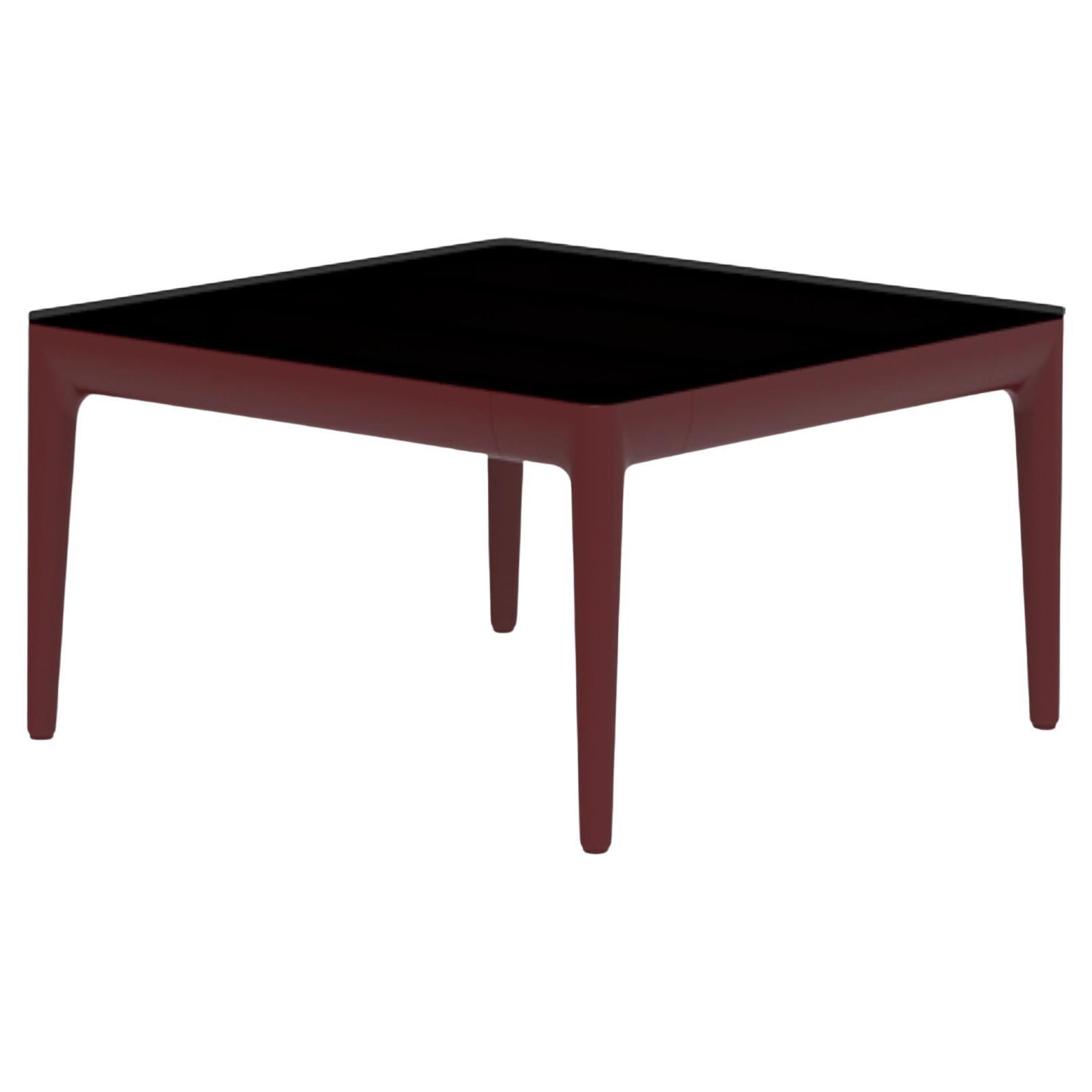 Ribbons Burgundy 50 Coffee Table by Mowee For Sale