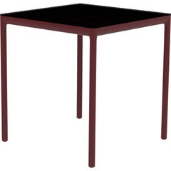 Ribbons Burgundy 70 Side Table by Mowee