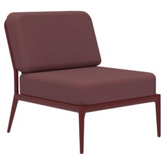 Ribbons Burgundy Central Modular Sofa by Mowee