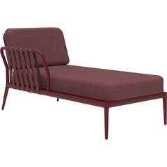Ribbons Burgundy Right Chaise Longue by MOWEE
