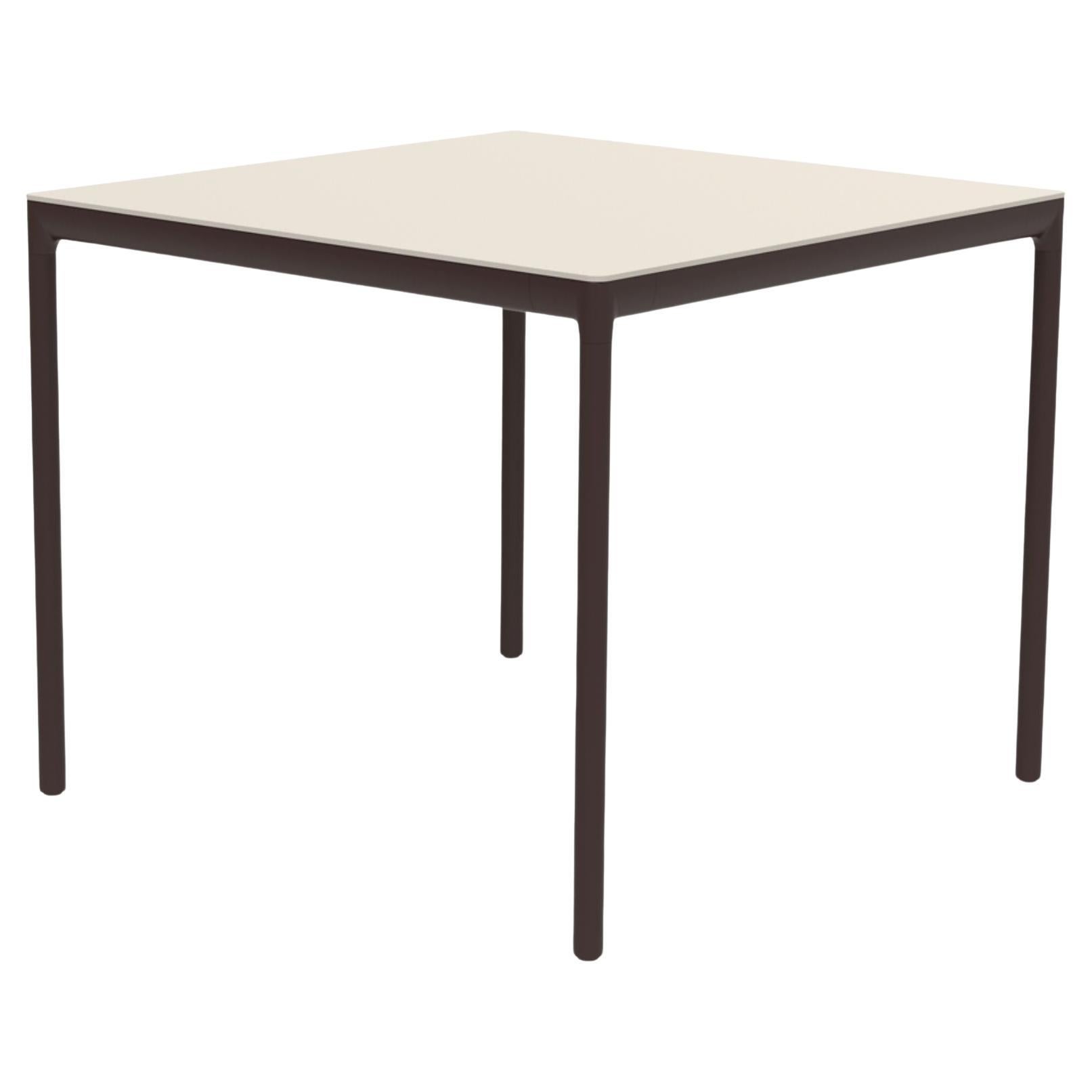 Ribbons Chocolate 90 Table by Mowee For Sale