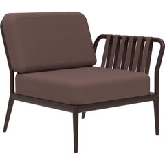 Modulares Sofa mit Bändern in Schokoladenbraun von Mowee